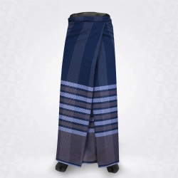 Dark Blue Grey Cotton Lungi